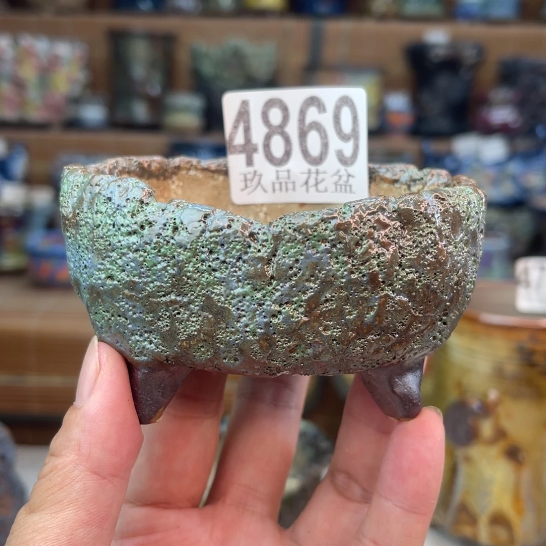 景德镇陶瓷手工花盆默认瑕疵