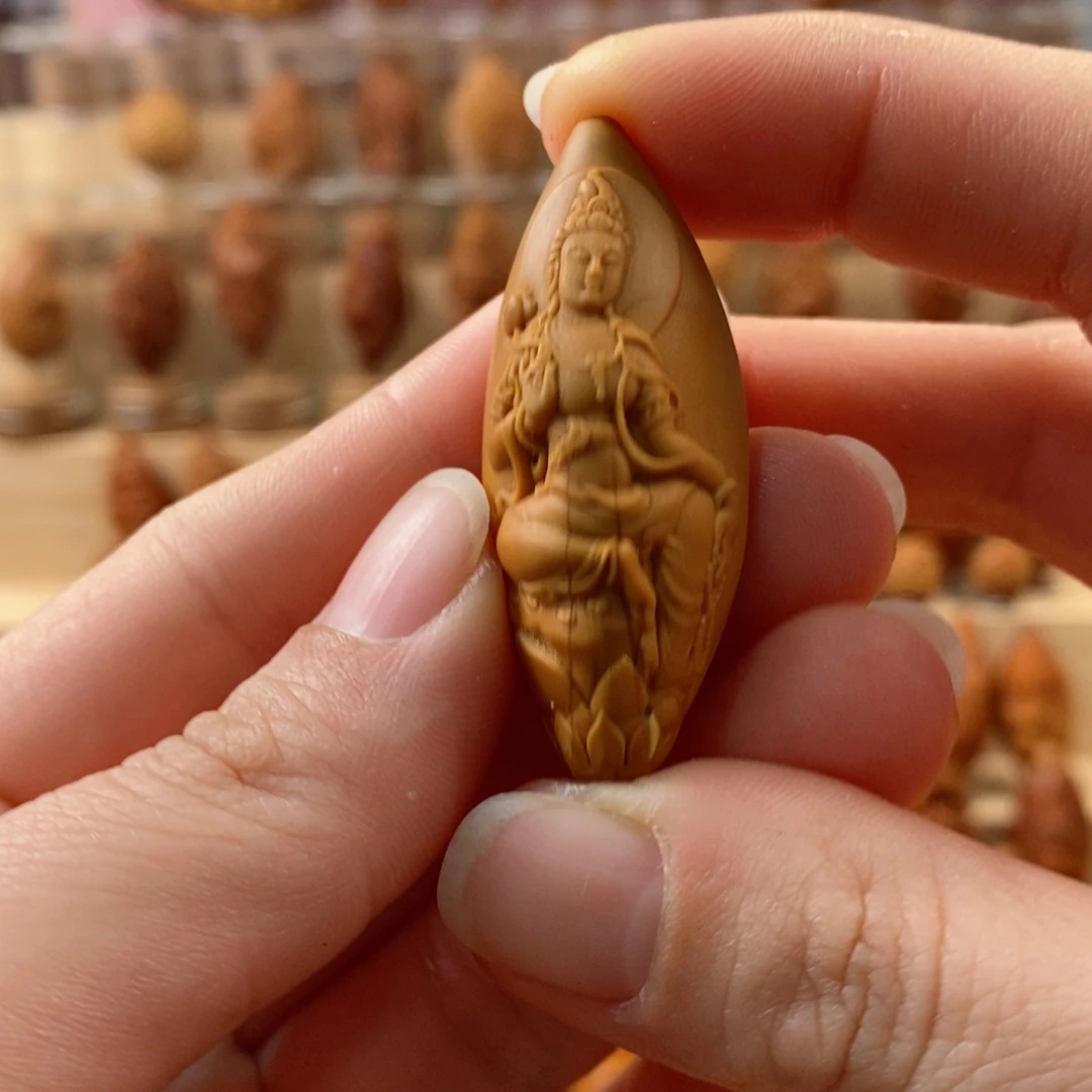 橄榄核手串/手链老*眼生肖马