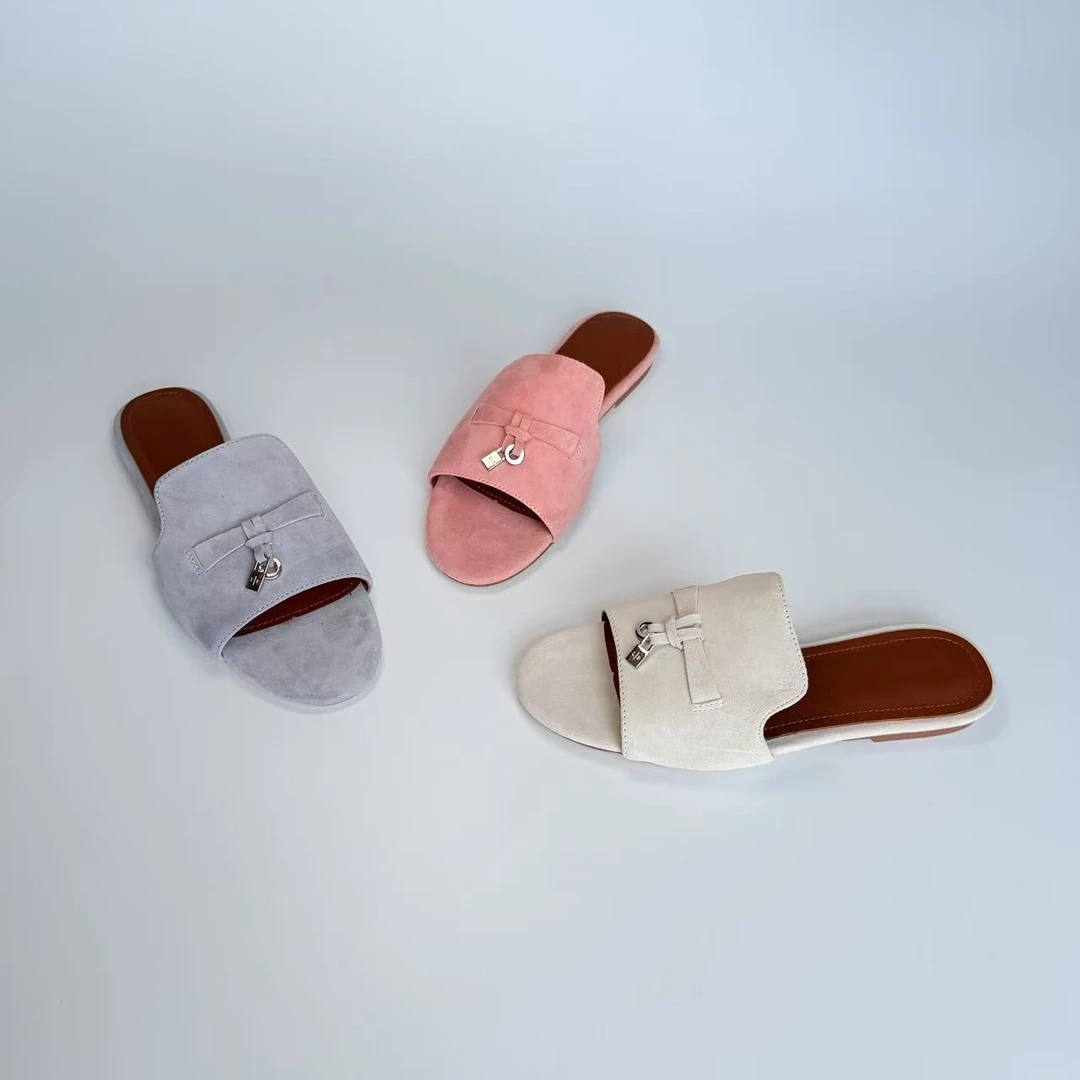 平底一字型胶粘鞋缝制鞋一字拖情侣防滑欧若智性风MQ6155