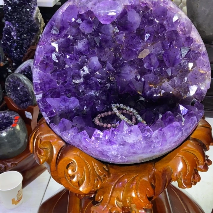 紫晶大型摆件（非配饰）未镶嵌小潘