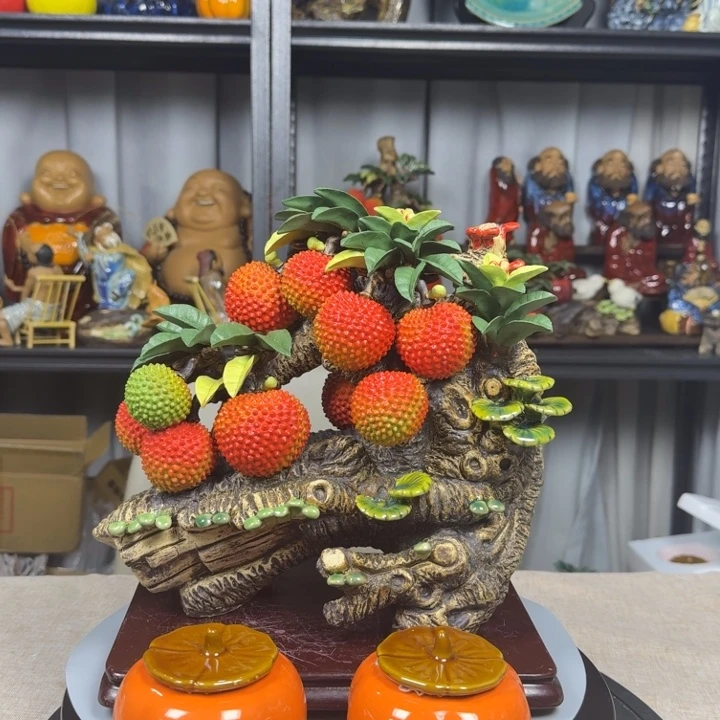 陶瓷Y*○666666送底座 送柿子