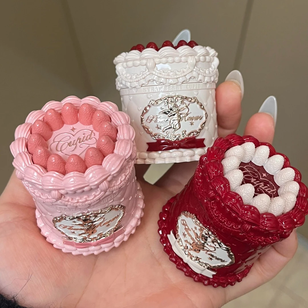 花知晓草莓丘比特蛋糕唇泥雾面哑光丝绒正品女生显白