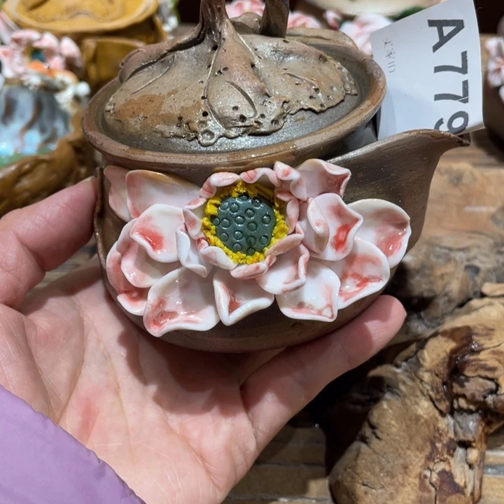 手工制作陶瓷茶具茶杯青蛙