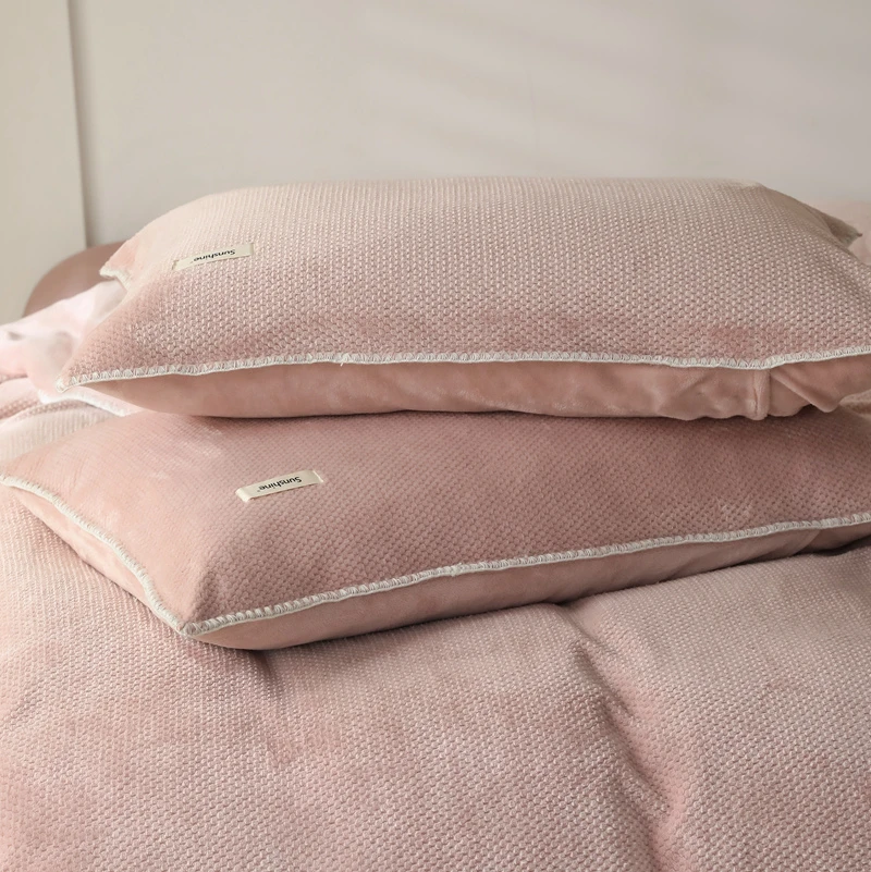 4号枕套--款式多样家用加厚高性价比直播自选防尘奶绒简约欧式