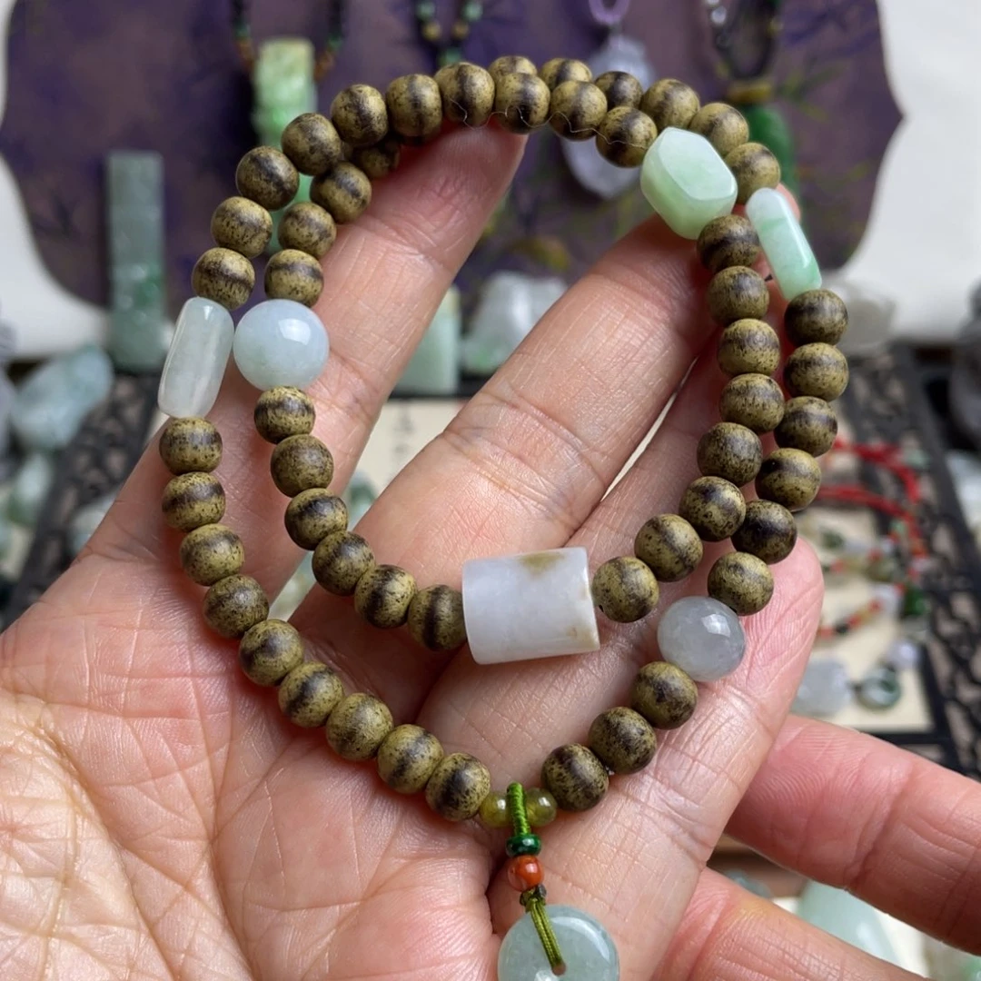 翡翠未镶嵌手链特价手链