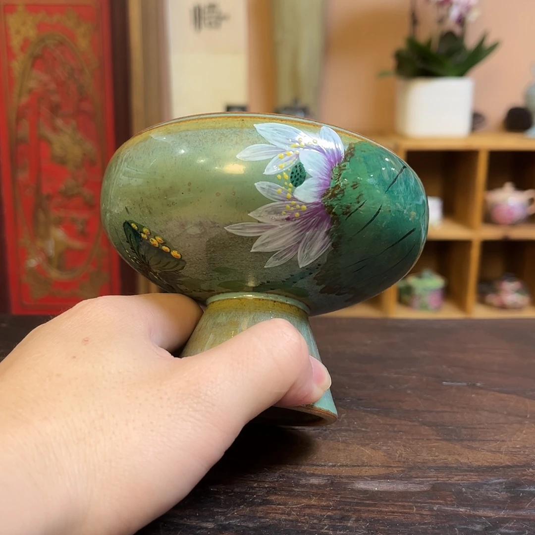柴烧手工手绘陶瓷