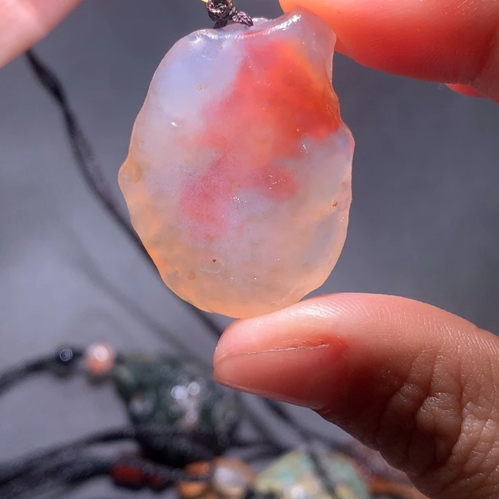 未镶嵌玛瑙/玉髓珠宝半成品
