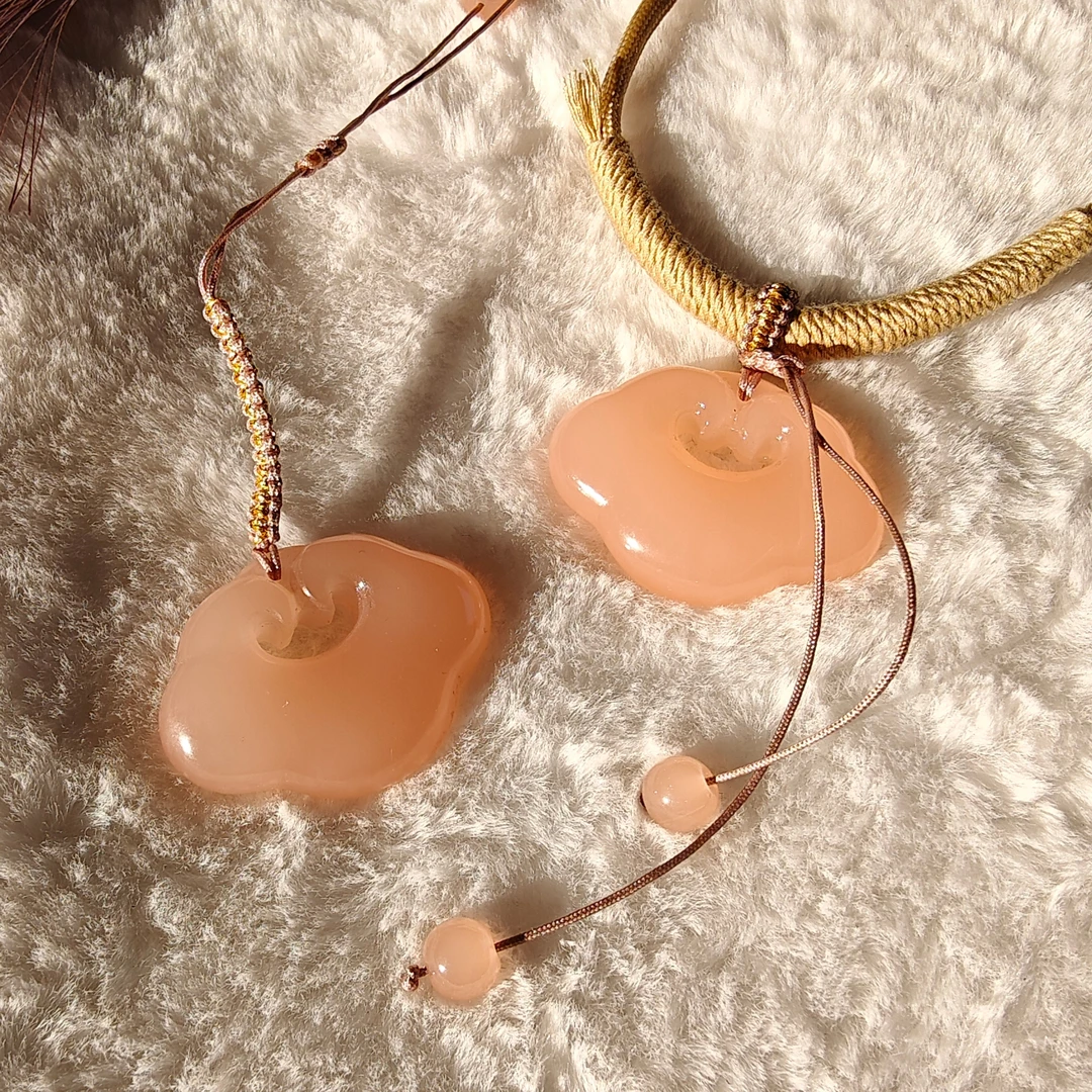 【一级藕粉可拆卸】 蜜桃冻粉祥云锁天然传统工艺 多样性发其一