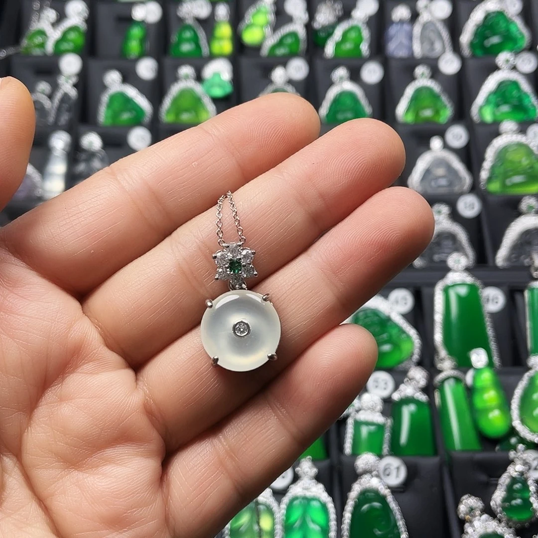 玛瑙/玉髓合金颈饰