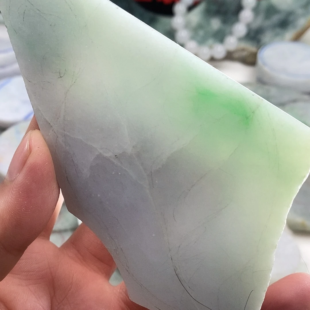 翡翠散珠天然缅甸翡翠a货19