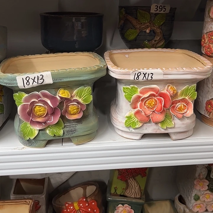 紫砂花盆粗陶材质多肉花盆