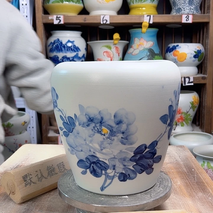 陶苹果兰兰牡丹陶瓷