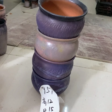 红陶粗陶花盆957