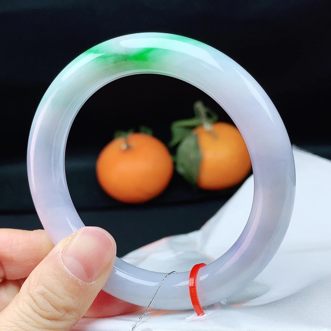 翡翠手镯未镶嵌57胖