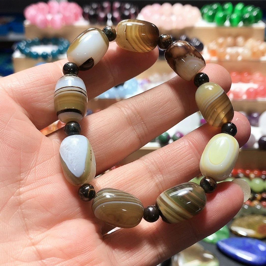 未镶嵌手串玛瑙/玉髓