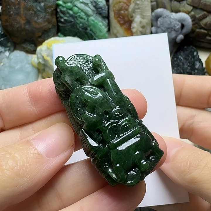 定制翡翠未镶嵌毛货