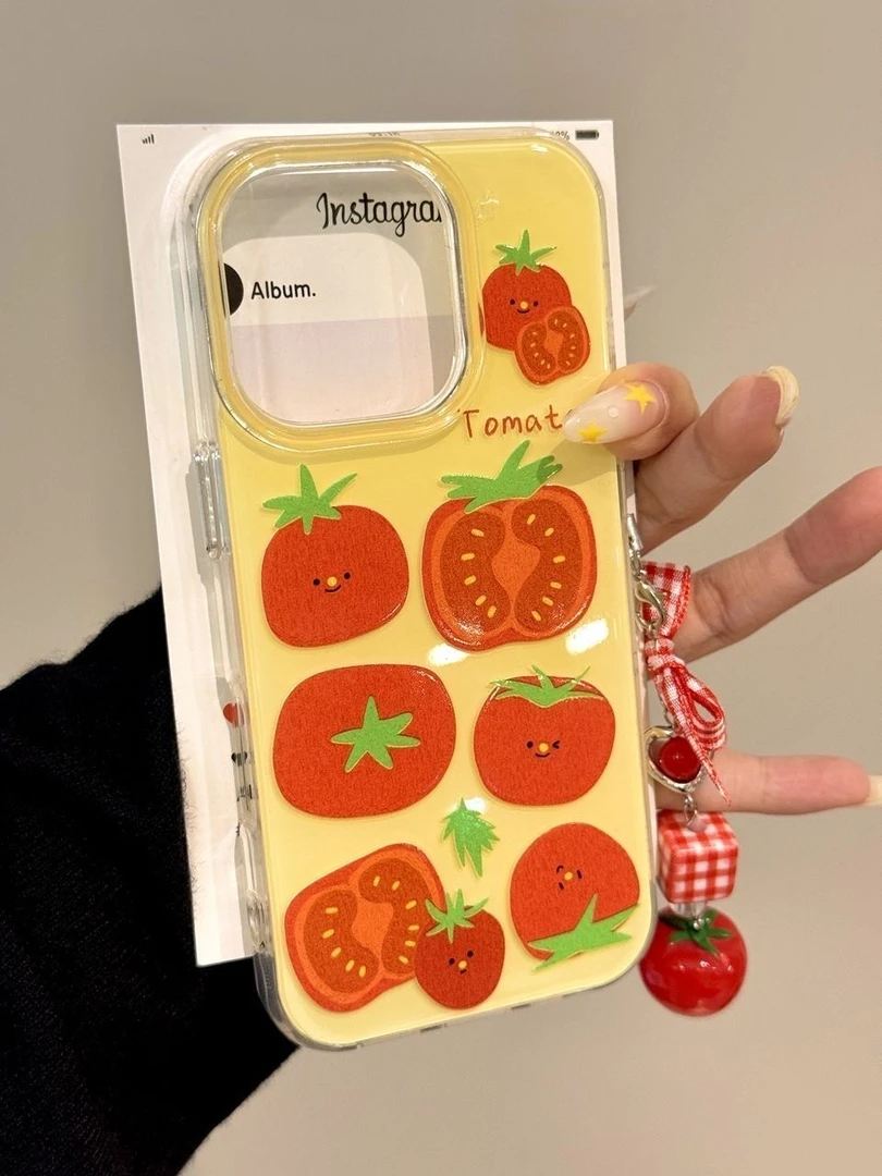 西红柿包适用iphone16pro手机壳12苹果13/14/15小米vivo华为oppo