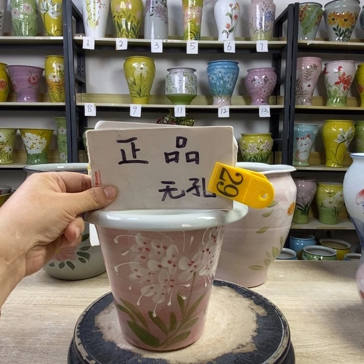 景德镇高温陶瓷花盆