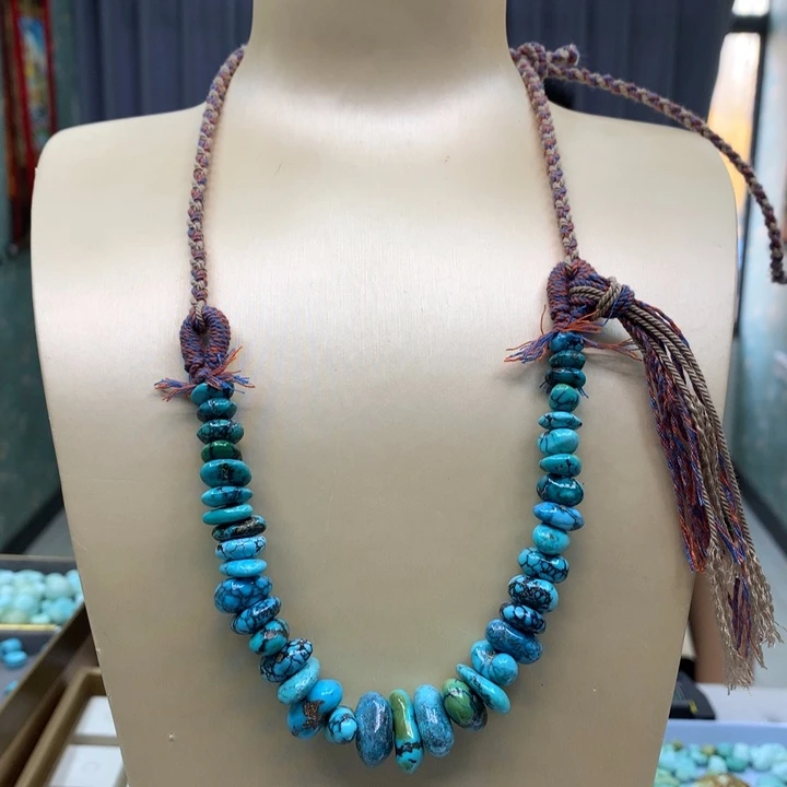 绿松石未镶嵌长链