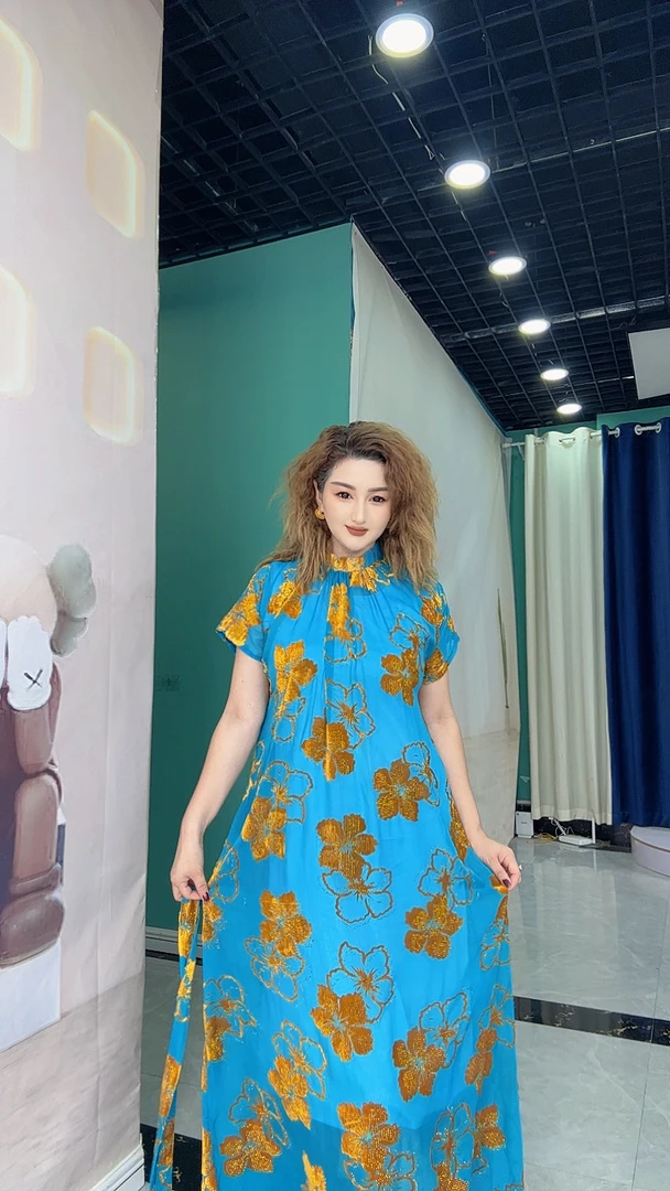 夏季连衣裙时尚休闲7个色连衣裙518