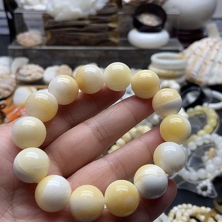 非金属贝壳翘黄微瑕1.6单圈