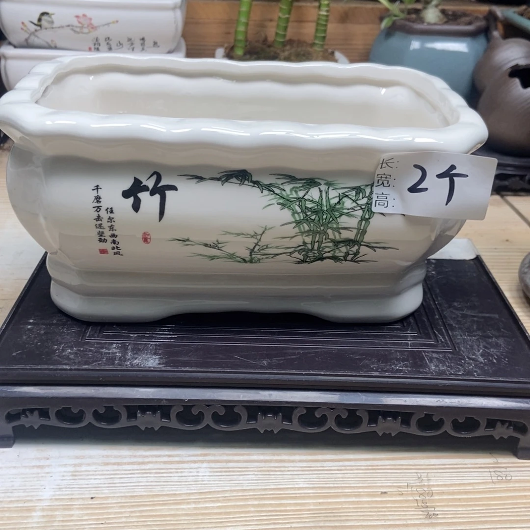 瓷片陶瓷花盆陶瓷艺术