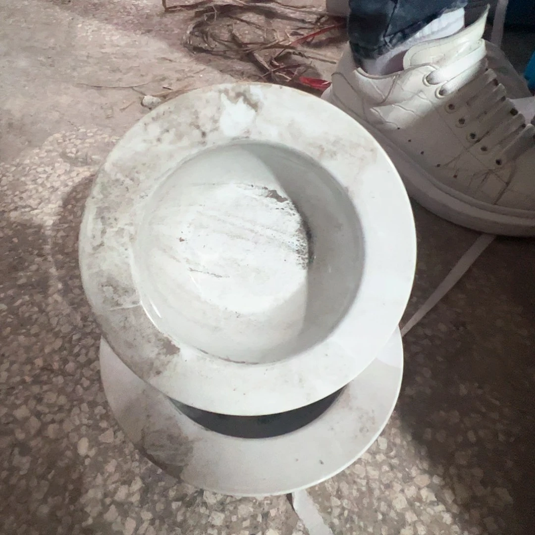 瓷景德镇高温陶瓷草帽面碗2个