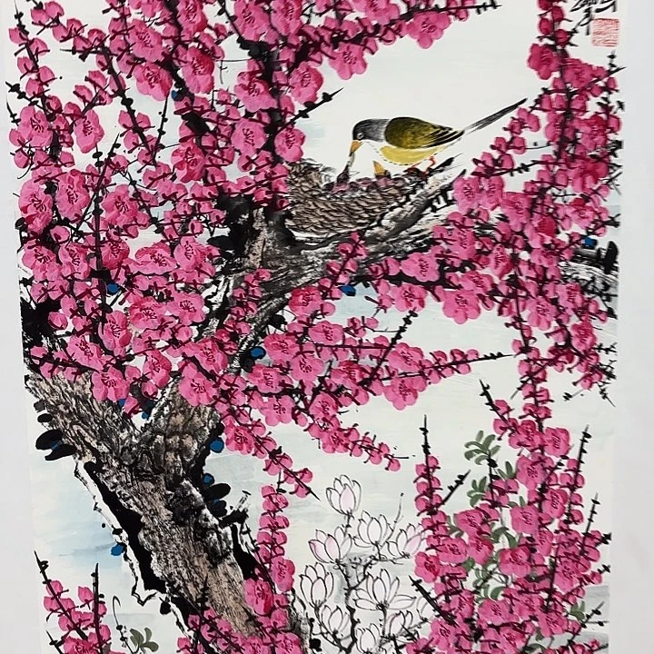 飞***翔国画杜宝才去伪存真