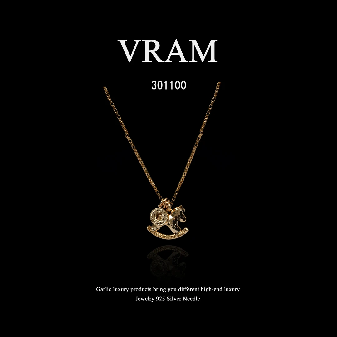 镀K金 【马上有钱】Money is coming soon项链~301100（40+5cm