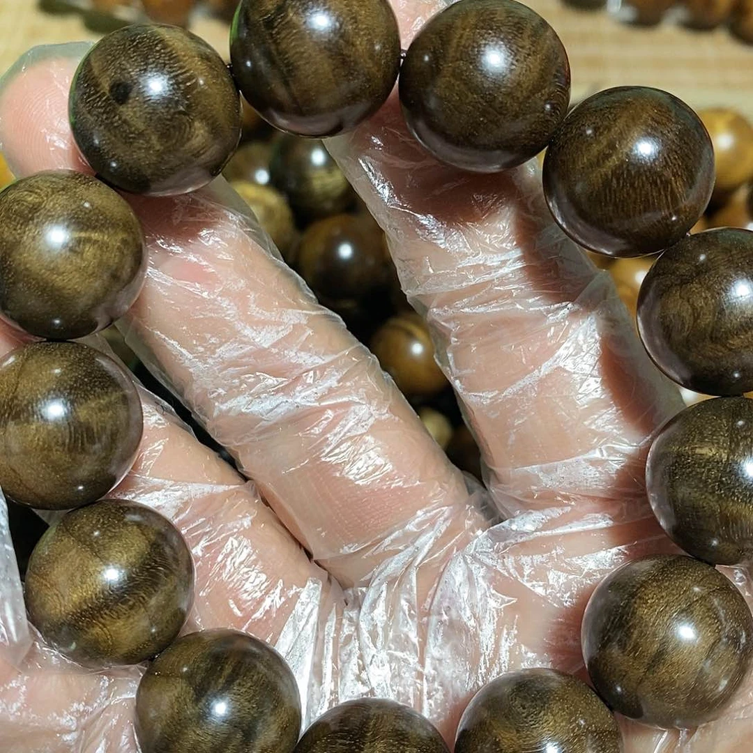 金丝楠祥**业小叶阴沉1.8手串