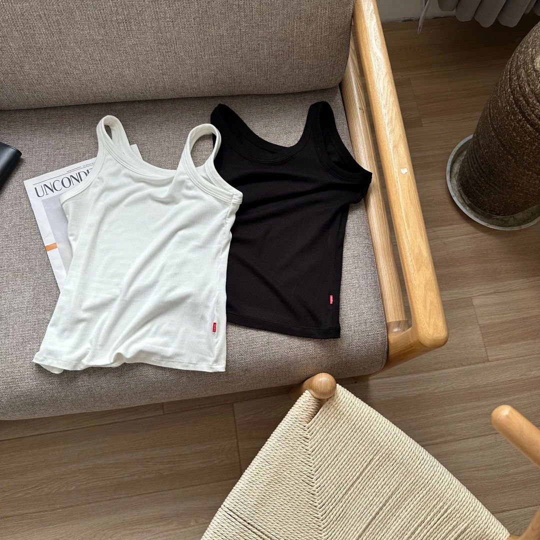 【大林自制】“无杯垫工字背心”亲肤透气无束缚感的工字背心
