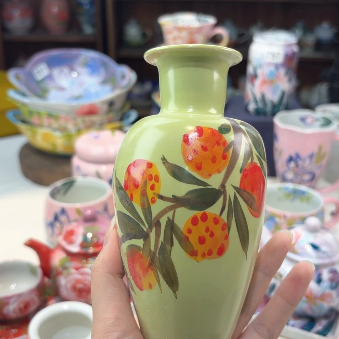 景德镇手绘高温釉下彩陶瓷茶具