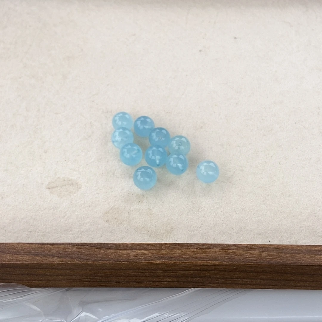 海蓝宝石裸石12.5m海蓝宝单珠