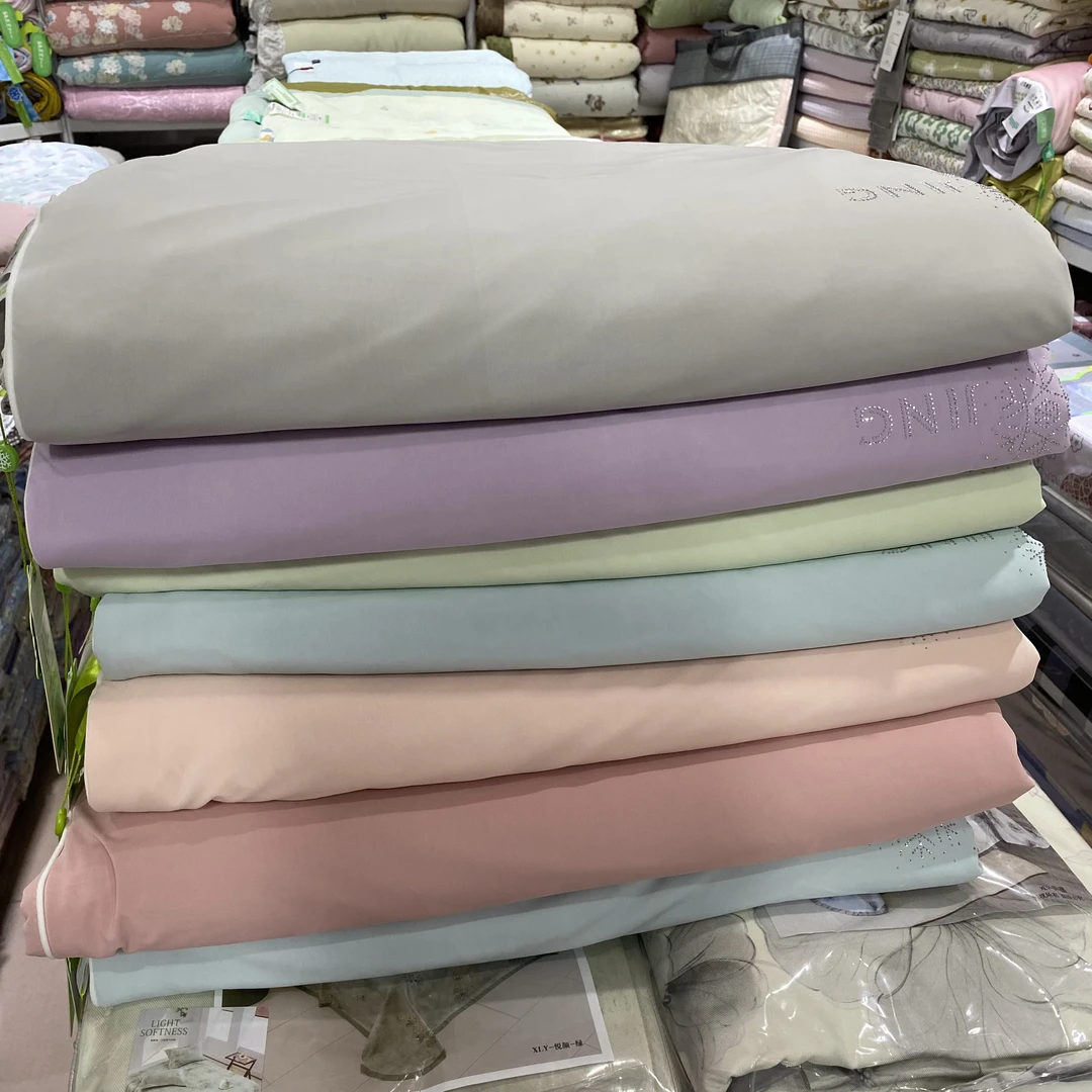 双面纯色镶钻烫钻双重超冷感凉感冰晶凉被高克重夏被单双人