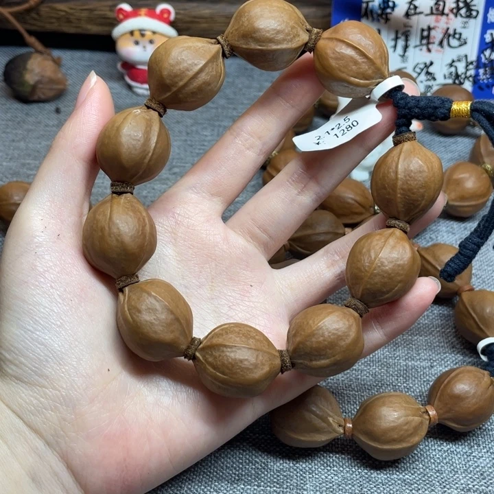 M***n橄榄核手串/手链梅林铁核2125