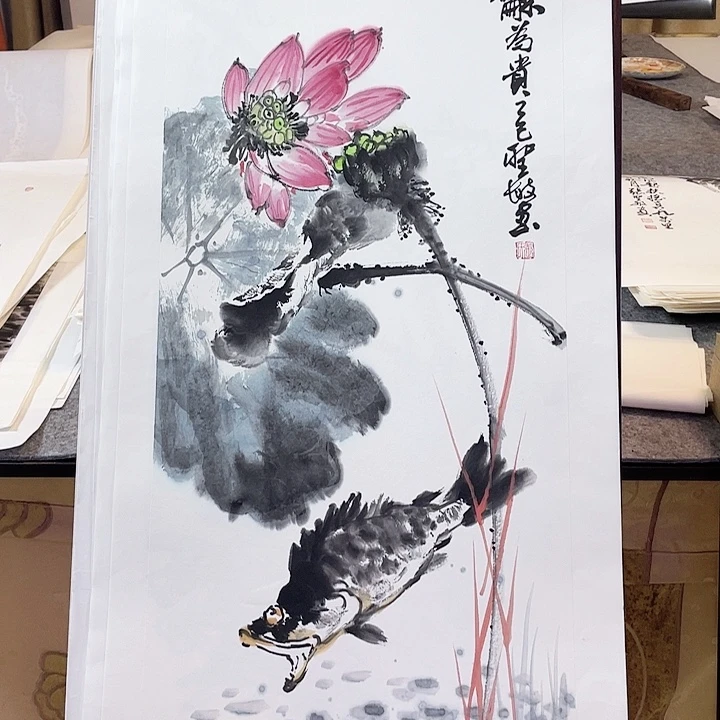 国画张圣敏先生纯手绘作品