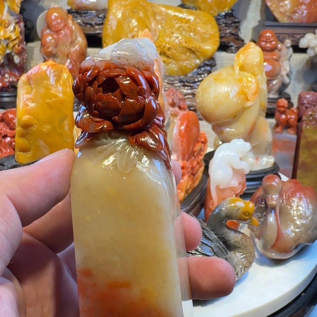 红***旗寿山石寿山石印章
