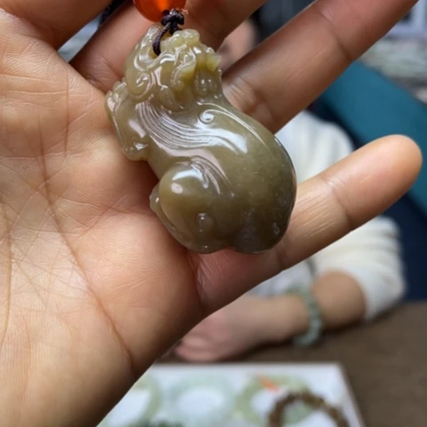 和田玉未镶嵌手链貔貅