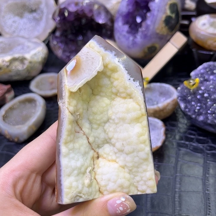 未镶嵌发饰水晶能量柱