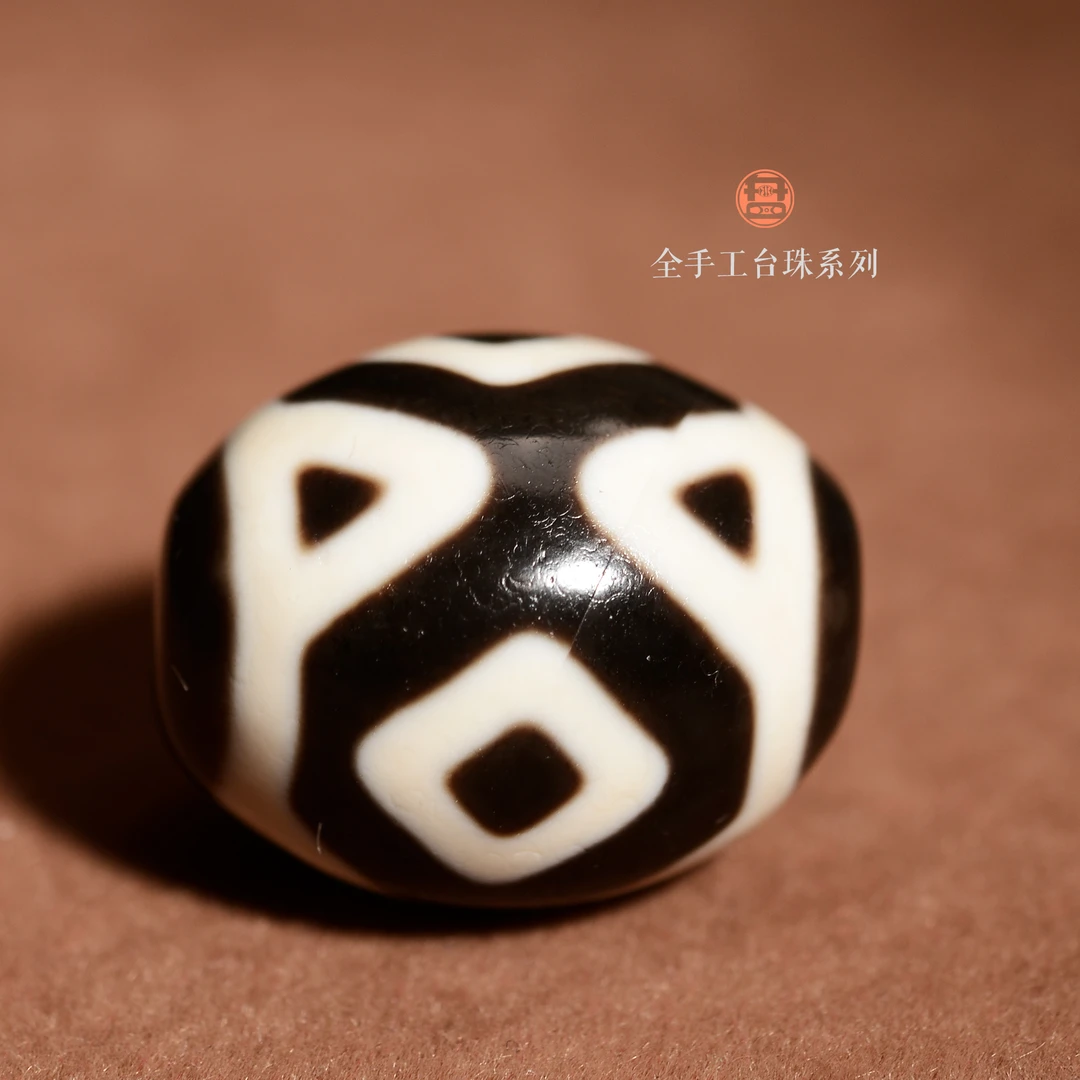 聚缘 K手工定制锁骨链（现代染色玛瑙金刚三眼达达天珠制品）