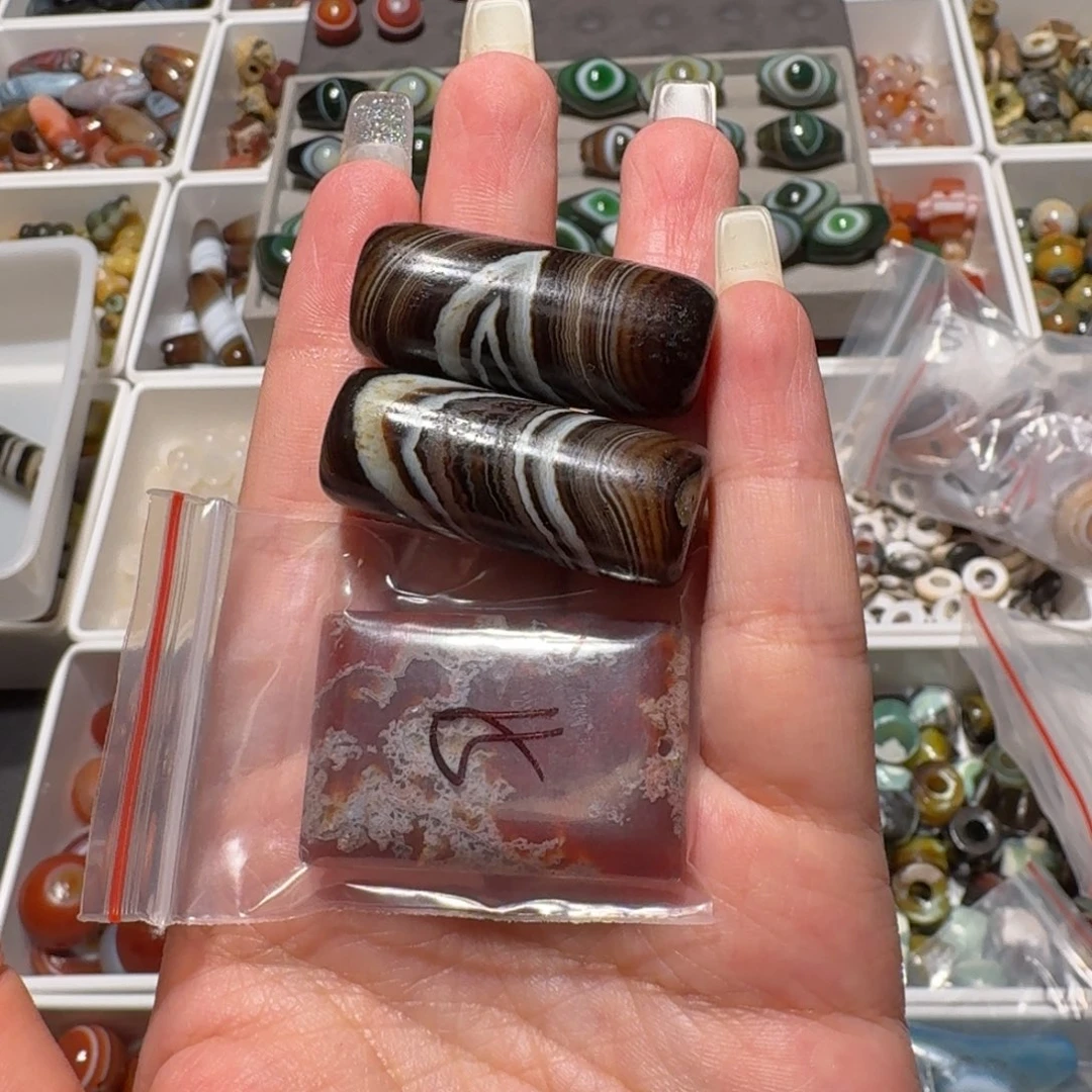 未镶嵌玛瑙/玉髓珠宝半成品