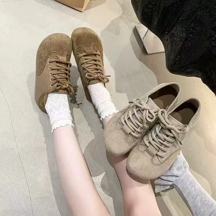 Y12森系芒果头两穿勃肯鞋2025春季爆款软底阿甘鞋时尚百搭德训鞋