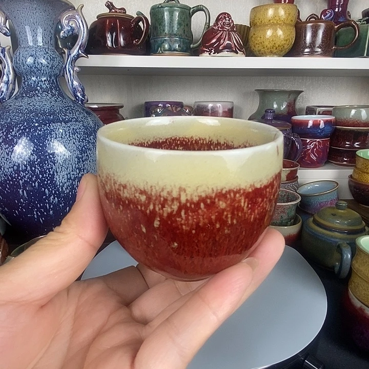 茶盏中国神后钧瓷茶具处理