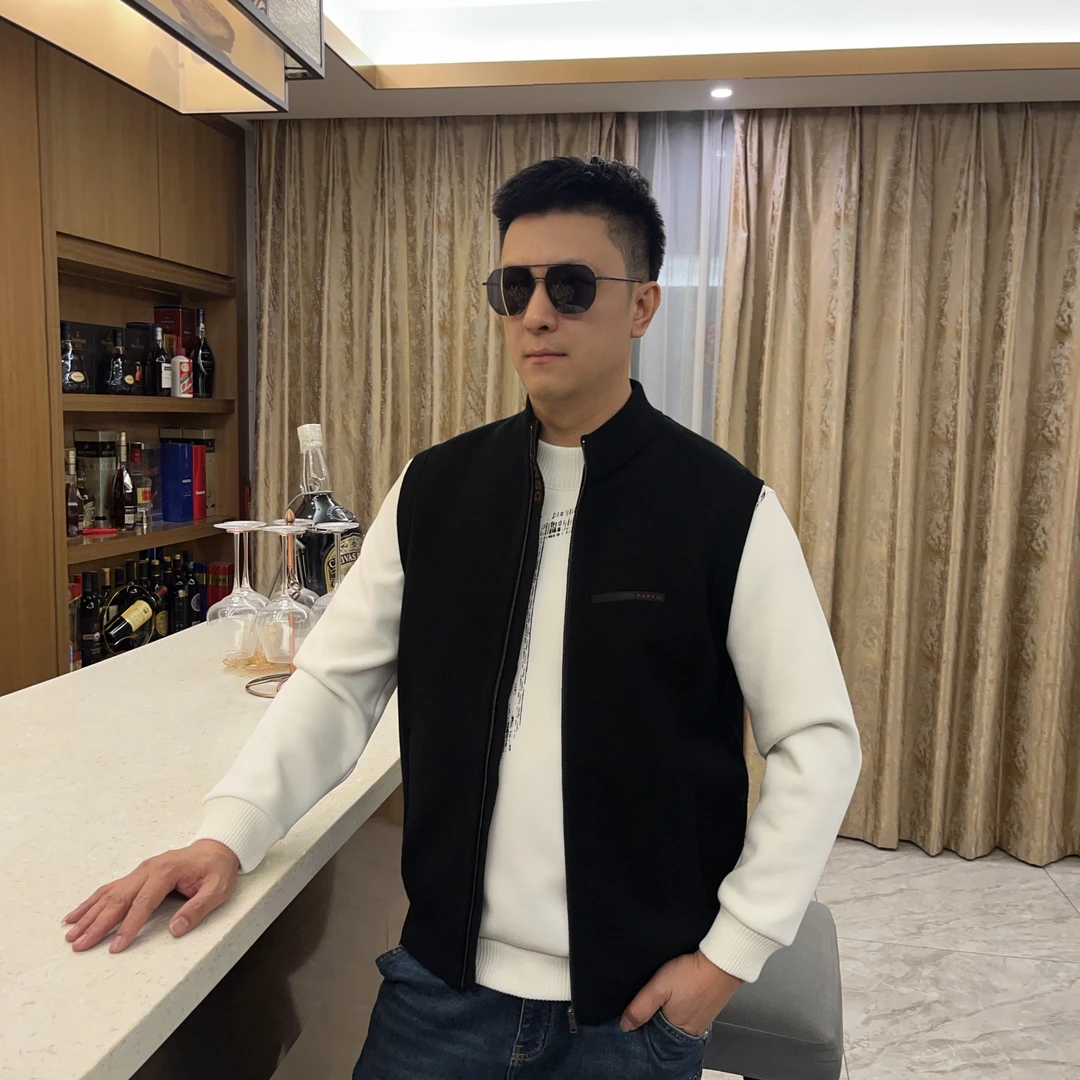 2025秋冬男士新款潮流外套高级轻奢欧货时尚休闲马甲3331