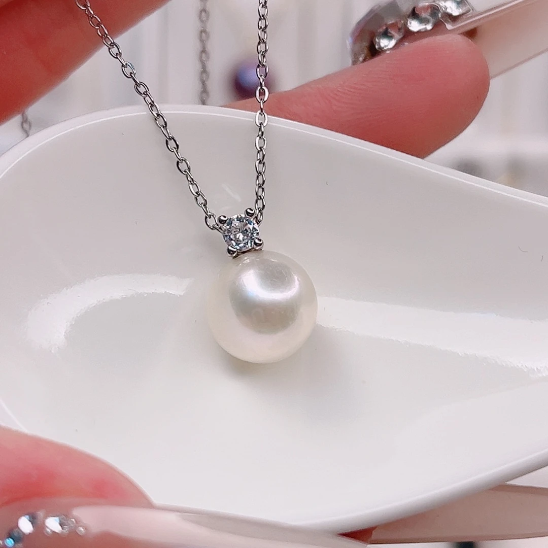 淡水珍珠未镶嵌吊坠(赠链)