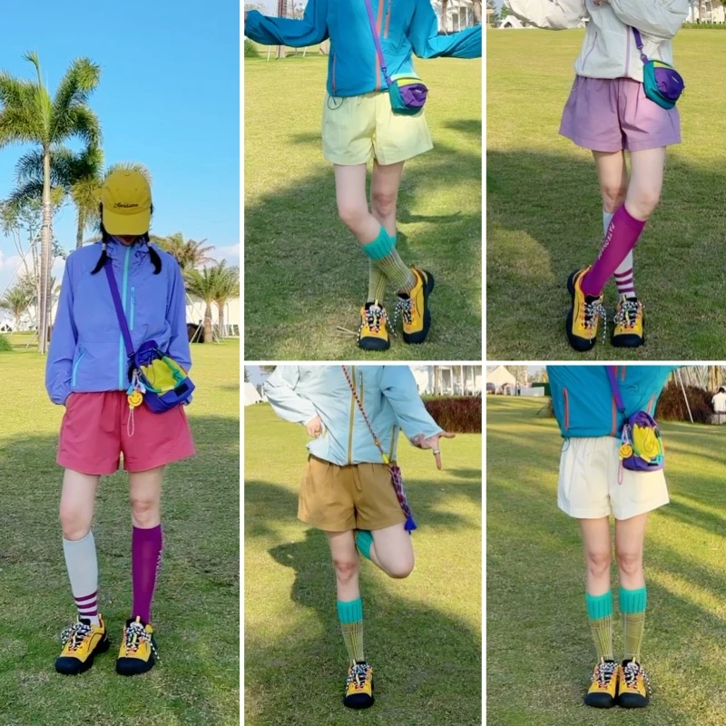 【多巴胺短裤】高腰夏季宽松短裤带内衬百分百精梳纱百搭短裤