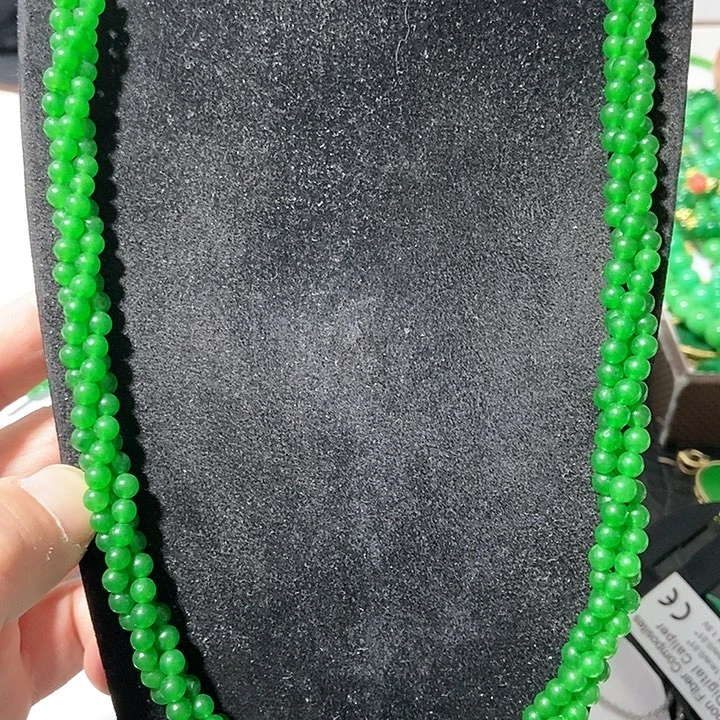 翡翠颈饰14K金镶嵌吊坠