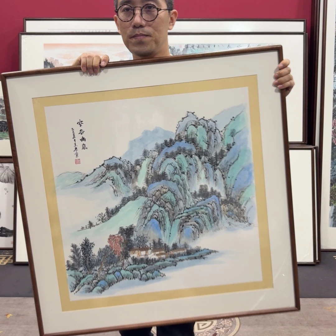 国画带框80/80尺寸