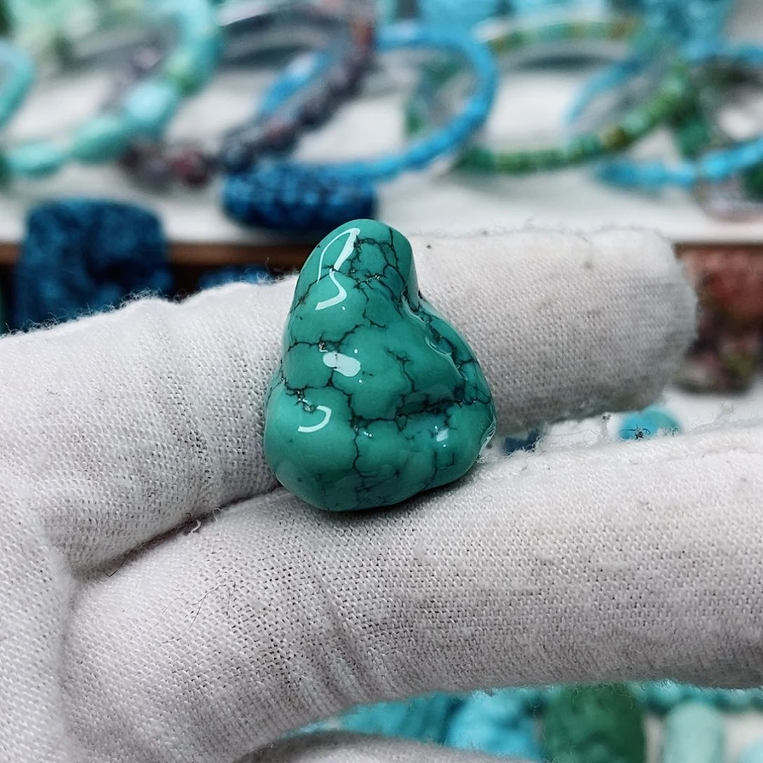 绿松石珠宝奇石未镶嵌