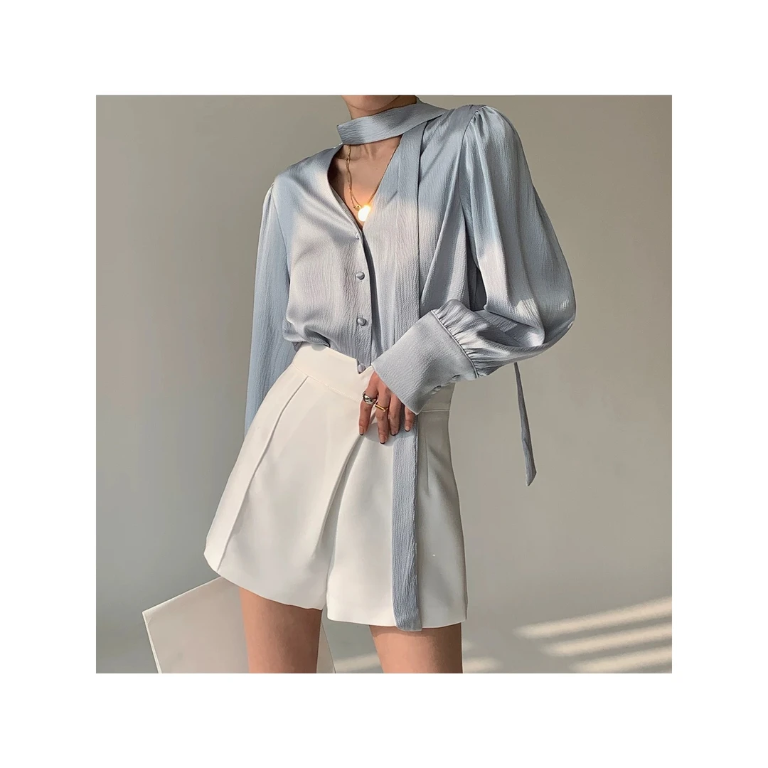 788 款号2023西装短裤女夏季裤子2025新款百搭显瘦高腰阔腿休闲裤